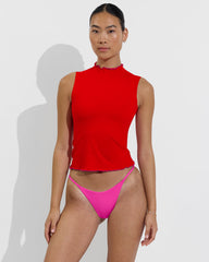 Rays Sleeveless Top *Long *Wavy - Sweet Chili Heat / Hot