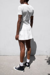 CROPPED COLOR BLOCK T-SHIRT
