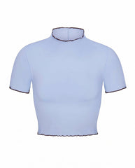 Rays SS Top *Wavy - Blue Skies / Jam