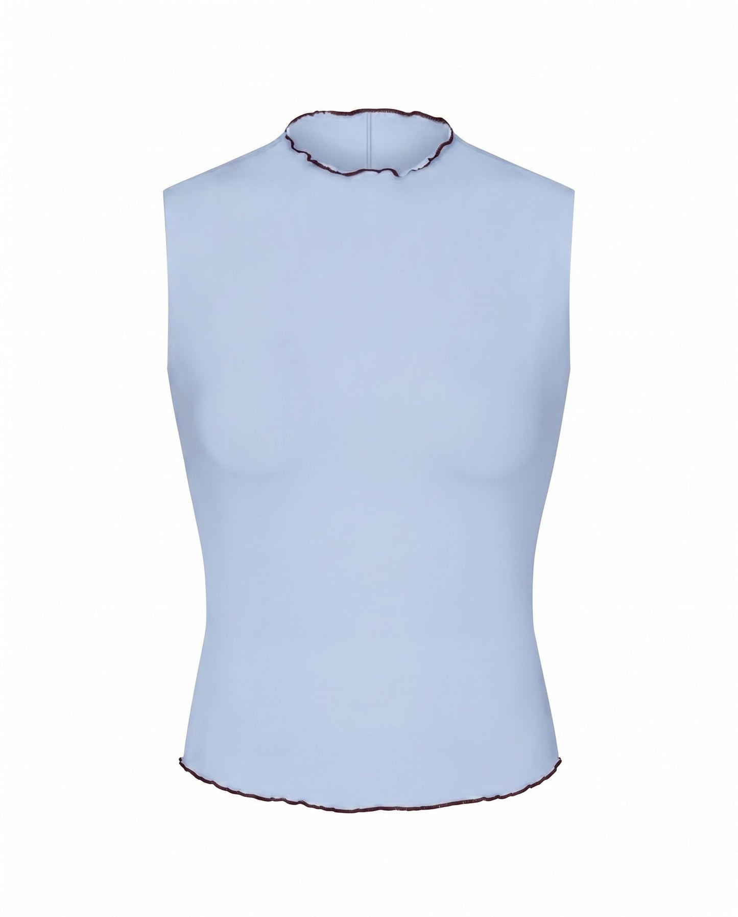 Rays Sleeveless Top *Long *Wavy - Blue Skies / Jam